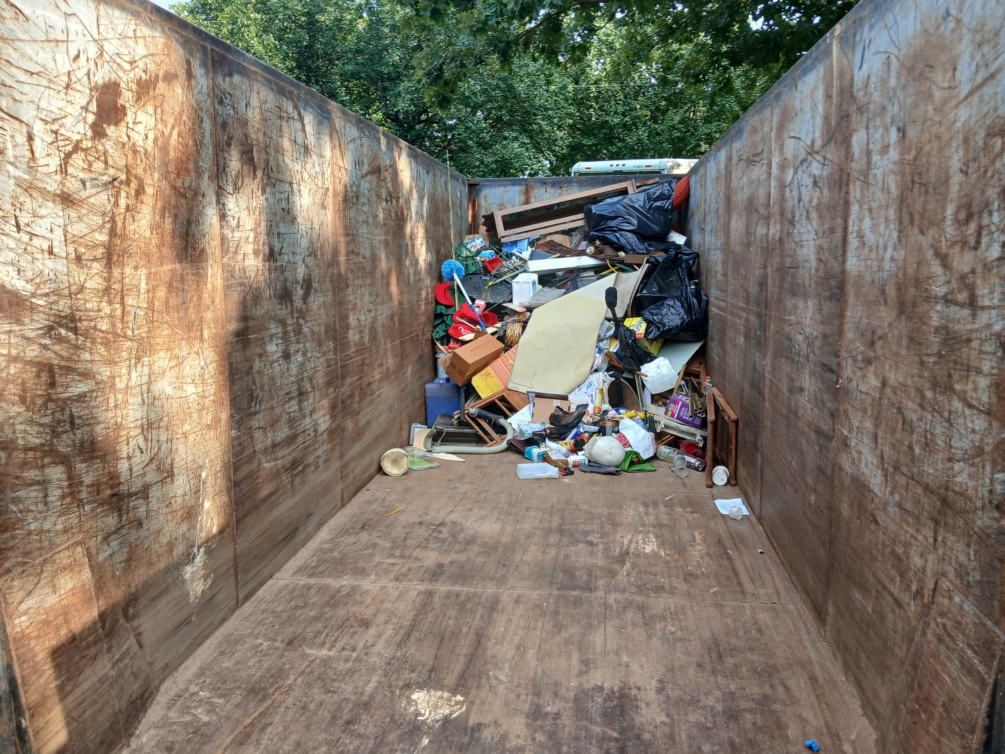 Fully loaded trailer after junk removal job — Montgomery County